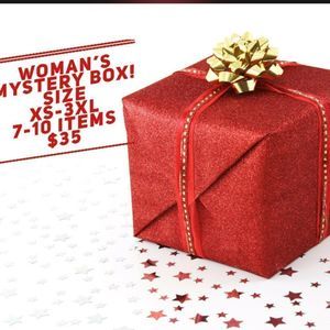 Woman's Mystery Box 7-10 Items, sizes XS-3XL